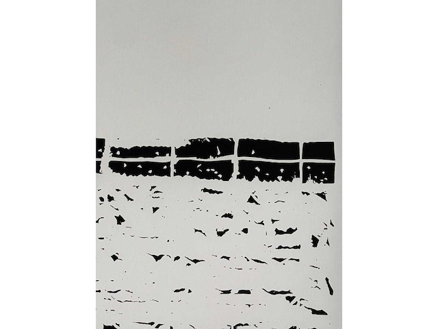 Raoul de keyser - jan van eyck - linosnede - afbeelding 9 van  11