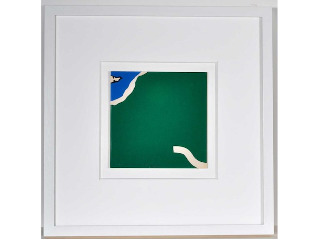 Raoul de keyser - landschap met buis - zeefdruk - afbeelding 1 van  5