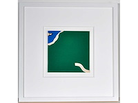 Raoul de keyser - landschap met buis - zeefdruk - afbeelding 1 van  5