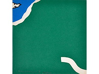 Raoul de keyser - landschap met buis - zeefdruk - afbeelding 2 van  5