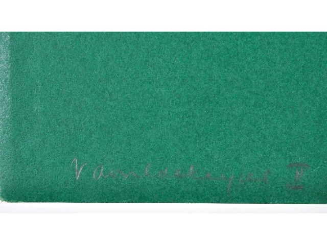 Raoul de keyser - landschap met buis - zeefdruk - afbeelding 3 van  5