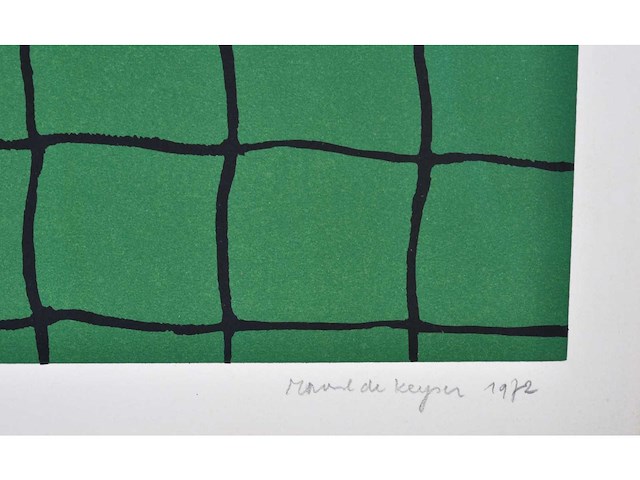 Raoul de keyser - network - zeefdruk - afbeelding 3 van  9