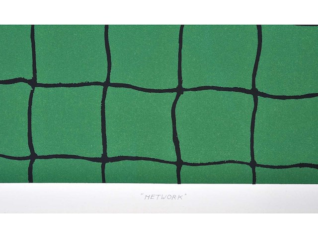 Raoul de keyser - network - zeefdruk - afbeelding 4 van  9