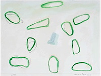 Raoul de keyser - surplace - zeefdruk - n°2/30 - ingelijst - afbeelding 5 van  9
