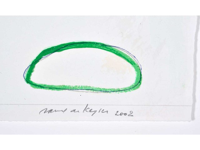 Raoul de keyser - surplace - zeefdruk - n°2/30 - ingelijst - afbeelding 6 van  9