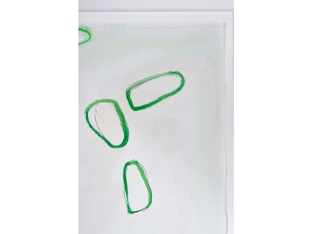 Raoul de keyser - surplace - zeefdruk - n°2/30 - ingelijst - afbeelding 3 van  4