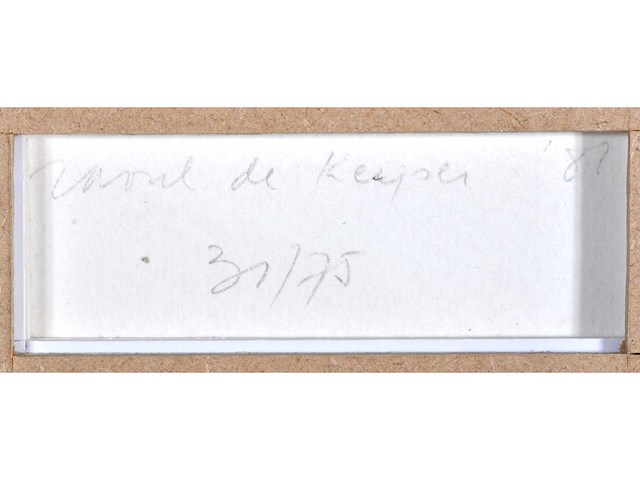 Raoul de keyser - vierkantig - lino - afbeelding 5 van  5