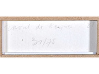 Raoul de keyser - vierkantig - lino - afbeelding 5 van  5