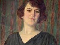 Raphael bauduin (1870-1956), portrait of a lady in an interior, oil on canvas 125 x 90 cm. (49.21 x 35.42 in.), frame: 150 x 115 cm. (59.04 x 45.28 in.) - afbeelding 5 van  6