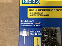 Rapid blindklinknagels 300 stuks in een doos (2x) - afbeelding 2 van  4