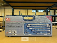 Ratel knie ringsleutelset 8 - 19 mm 10-dlg
