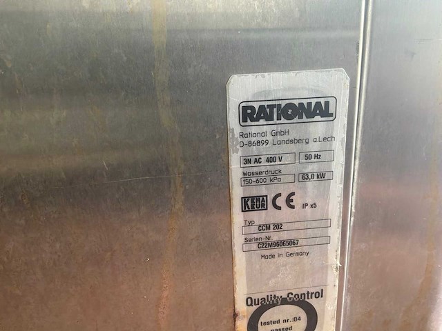 Rational ccm202 combisteamer - afbeelding 4 van  6