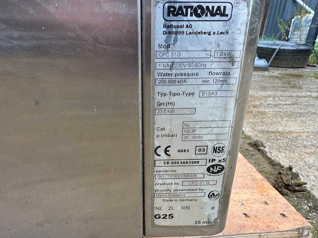 Rational cpc 61g combisteamer - afbeelding 3 van  3