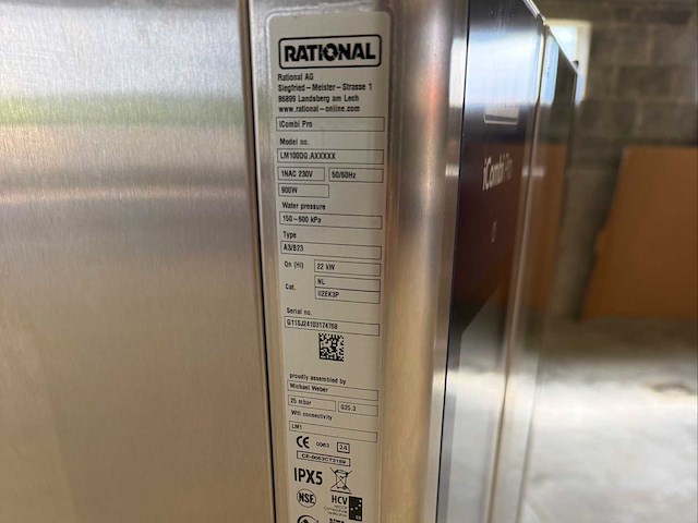Rational icombi pro lm100dg combi oven - afbeelding 1 van  4