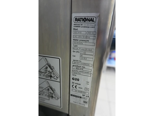 Rational selfcookingcenter scc 61g gas combisteamer - afbeelding 4 van  9