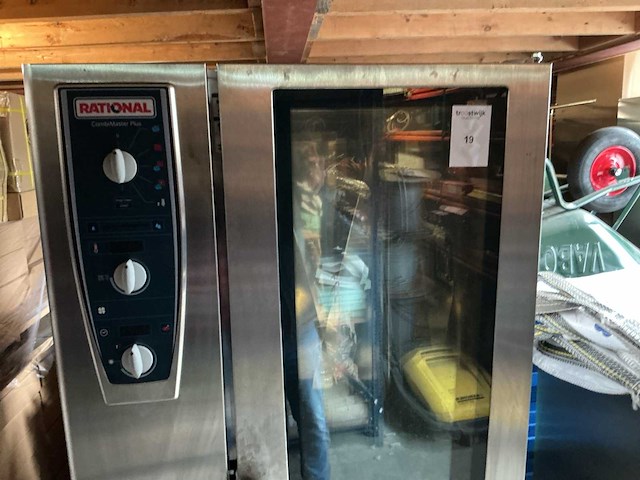Rational smp 201 combisteamer met 3 regaalwagens - afbeelding 1 van  5