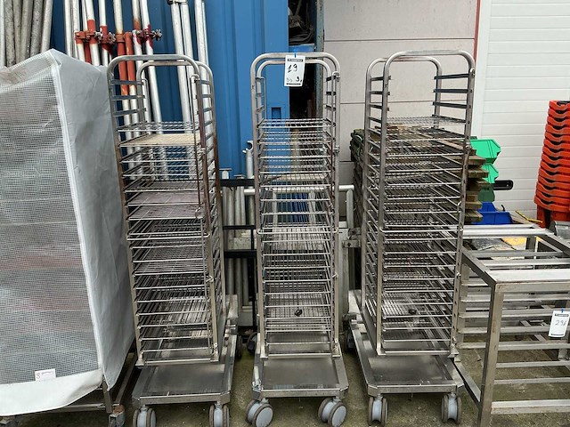 Rational smp 201 combisteamer met 3 regaalwagens - afbeelding 4 van  5