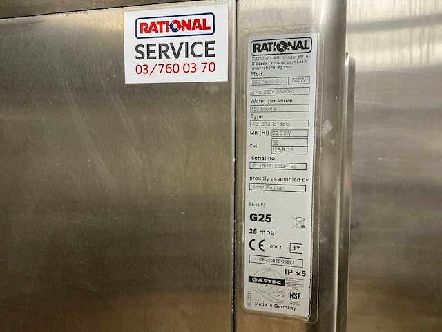 Rational ssc we 101g combisteamer - afbeelding 5 van  9