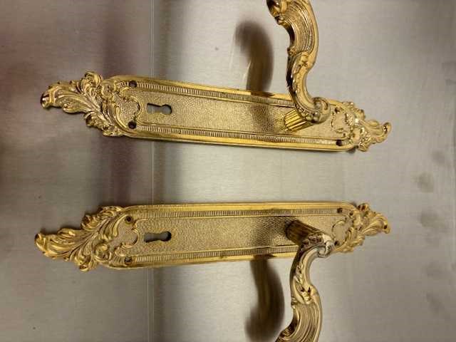 Ratti sivio italie - deurbeslag 24 karaat goud verguld (7x) - afbeelding 2 van  8