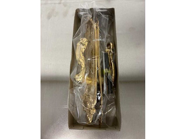 Ratti sivio italie - deurbeslag 24 karaat goud verguld (7x) - afbeelding 6 van  8