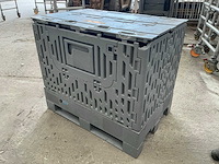 Raubox opplooibare kunststof palletbox (2x) - afbeelding 1 van  8