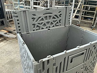 Raubox opplooibare kunststof palletbox (2x) - afbeelding 5 van  8