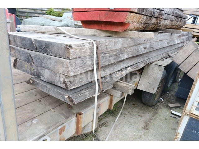 Rauwe eikenhouten planken - afbeelding 2 van  5