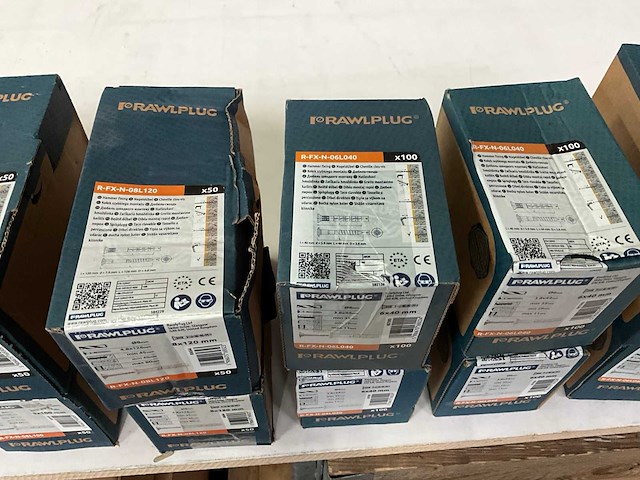 Rawplug mix kavel diverse maten pluggen (14x) - afbeelding 4 van  7