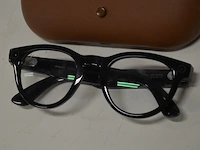 Ray-ban meta (gen 2) headliner smart glasses, kleur: f shiny black, glazen: l transitions sapphire, maat: s 50 (11) - afbeelding 3 van  9