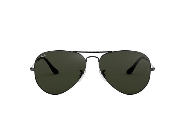 Rayban - zonnebril - aviator large metal - ref. 1708 - gun metal - g15-green - afbeelding 2 van  7