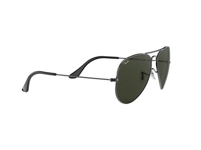 Rayban - zonnebril - aviator large metal - ref. 1708 - gun metal - g15-green - afbeelding 3 van  7