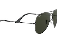 Rayban - zonnebril - aviator large metal - ref. 1708 - gun metal - g15-green - afbeelding 3 van  7