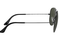 Rayban - zonnebril - aviator large metal - ref. 1708 - gun metal - g15-green - afbeelding 4 van  7