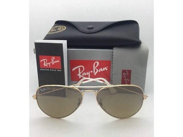 Rayban - zonnebril - aviator large metal - ref. 1708 - gun metal - g15-green - afbeelding 7 van  7