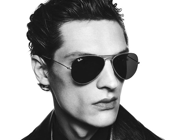 Rayban - zonnebril - aviator large metal - ref. 7662 - gradient blue - afbeelding 3 van  4