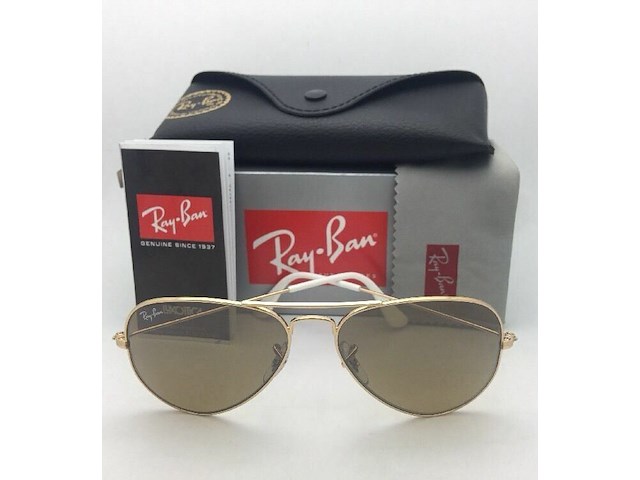 Rayban - zonnebril - aviator silver - ref. 2043 - g15 green - afbeelding 5 van  5