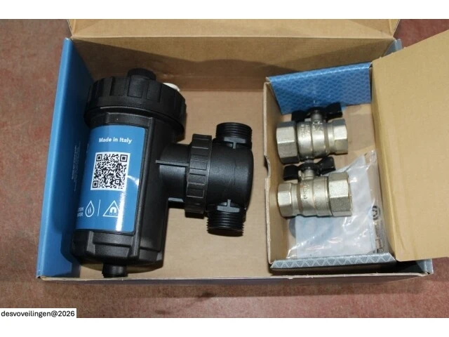 Rbm safecleaner 2 magnetische vuilfilter met afsluitkranen - afbeelding 3 van  3