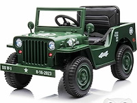 R/c kids military ride on car - army green