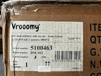 R/c kids military ride on car - army green - afbeelding 5 van  5