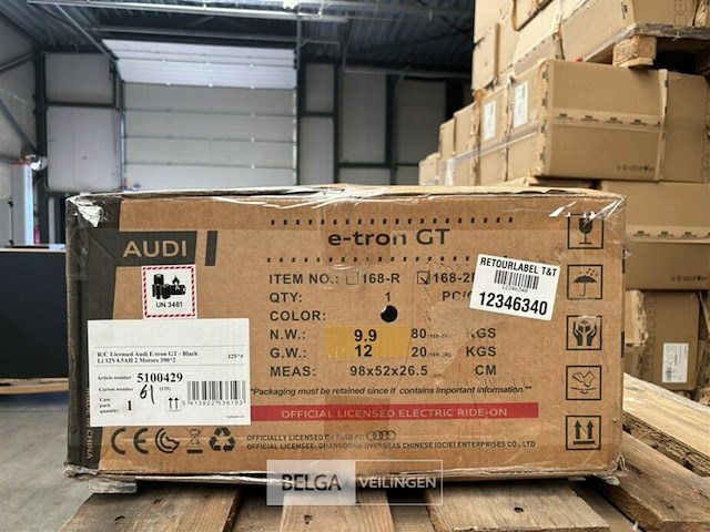 R/c licensed audi e-tron gt - black - afbeelding 3 van  4