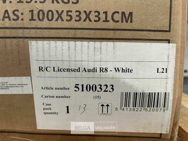 R/c licensed audi r8 white - afbeelding 4 van  4