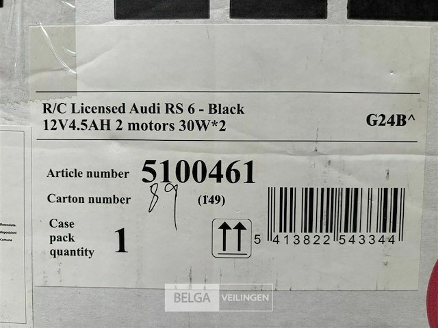 R/c licensed audi rs6 - black - afbeelding 4 van  4