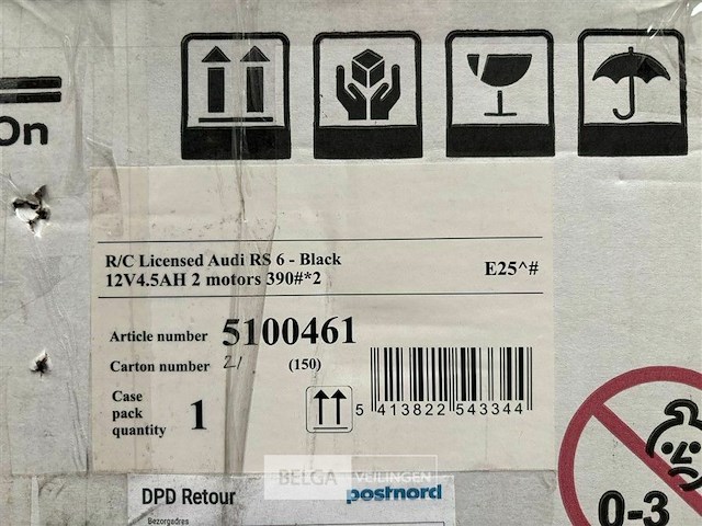 R/c licensed audi rs6 - black - afbeelding 3 van  3