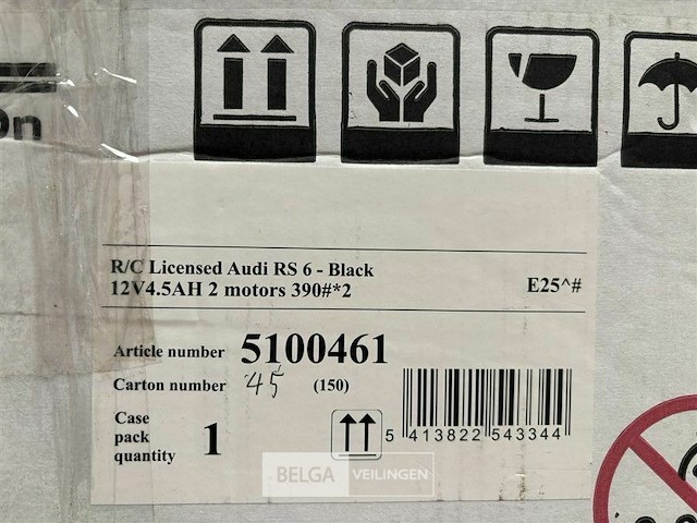 R/c licensed audi rs6 - black - afbeelding 3 van  3