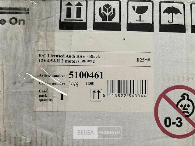 R/c licensed audi rs6 - black - afbeelding 4 van  4
