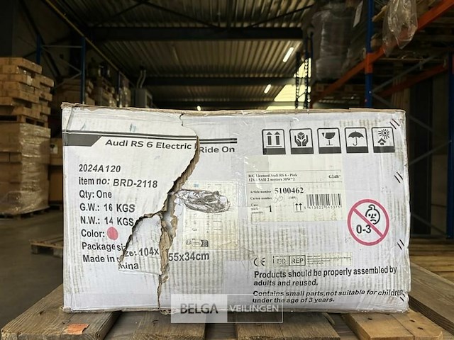 R/c licensed audi rs6 pink - afbeelding 3 van  4