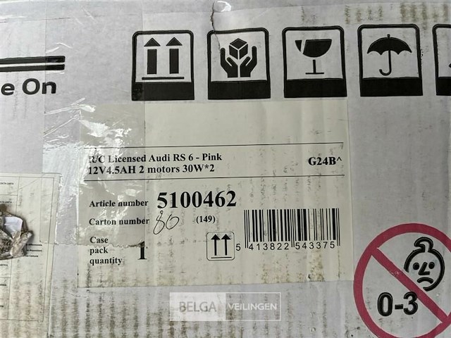 R/c licensed audi rs6 pink - afbeelding 4 van  4