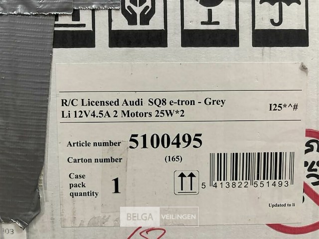 R/c licensed audi sq8 e-tron - grey - afbeelding 4 van  4