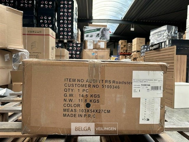 R/c licensed audi tt rs roadster - black - afbeelding 2 van  3