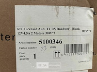 R/c licensed audi tt rs roadster - black - afbeelding 3 van  3